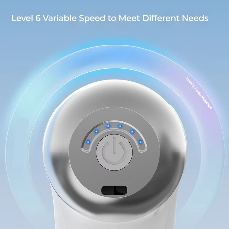 Triple Head Fascial Gun 6 Adjustable Speed Levels