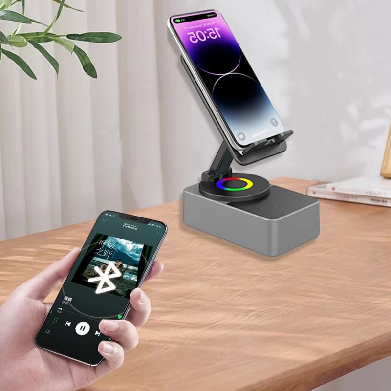 3-in-1 Audio Swivel Folding Speaker